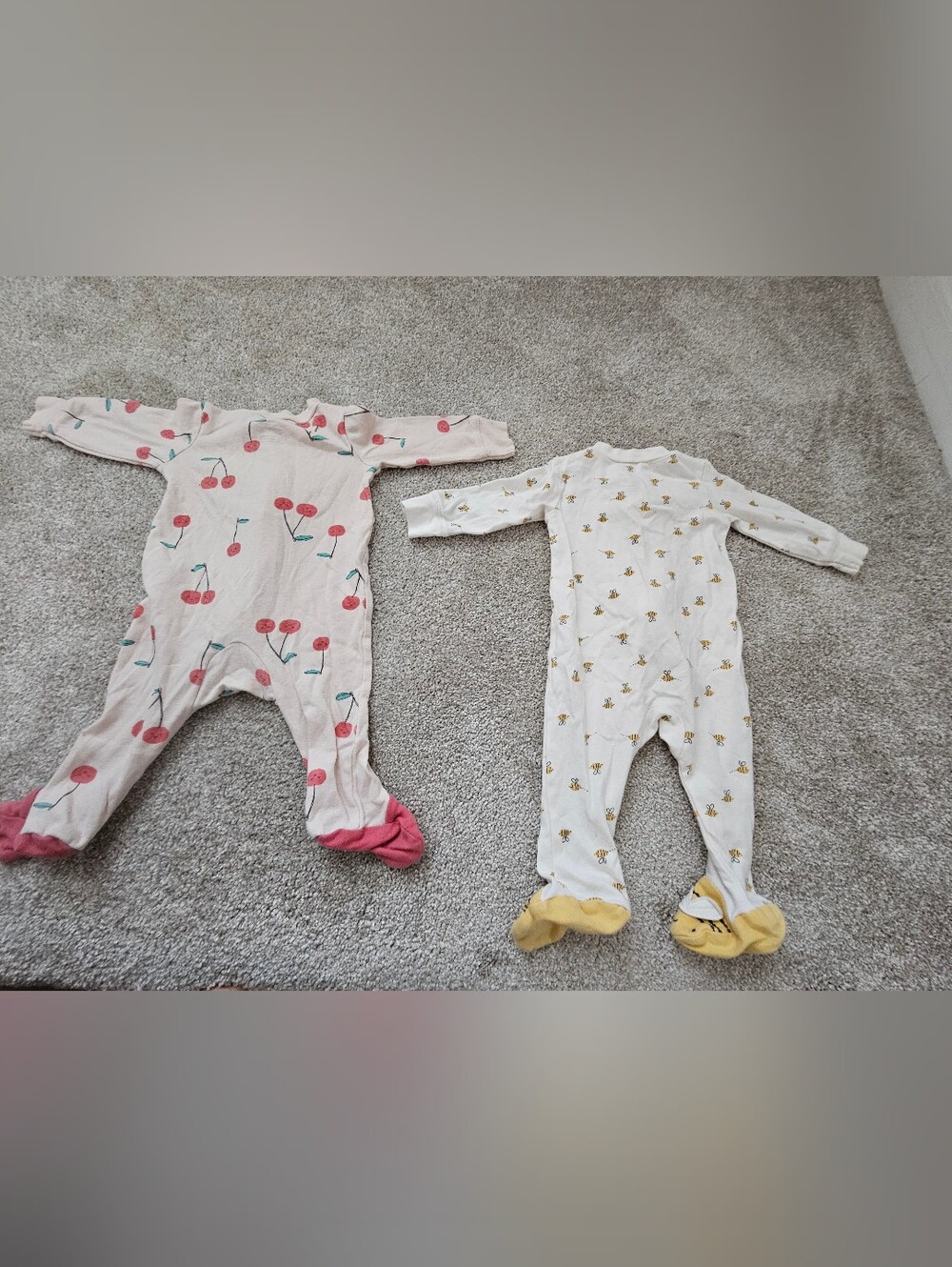 Carters (9) & Wonder Nation (1) BUNDLE OF 10 PAJAMAS 6-9M - Picture 7 of 13